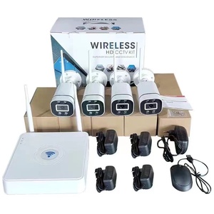 Kit NVR de 4 canales, WIFI, 3MP, CCTV, IP, a todo Color, cámara de Audio, intercomunicador, sistema NVR, conjunto inalámbrico - Product Image 4
