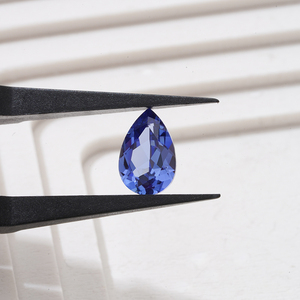 Lab yetiştirilen kraliyet mavi safir armut şekli 0.03ct 0.1ct 0.2ct 0.3ct 0.4ct 0.5ct 1ct armut kesim gevşek lab oluşturulan safir - Product Image 4
