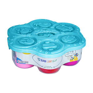 Plasticine Hand-Painted <strong>Clay</strong> for Students 24 Color Safe Non-Toxic Ultra-Light Package Children's Space <strong>Clay</strong> Doll - Product Image 1