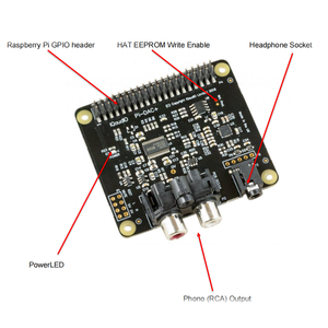 Raspberry Pi Zubehör Audio ausgang HAT IQaudio DAC/DAC Pro Himbeer Pi Kit Himbeer Pi 3 4 Audio Board