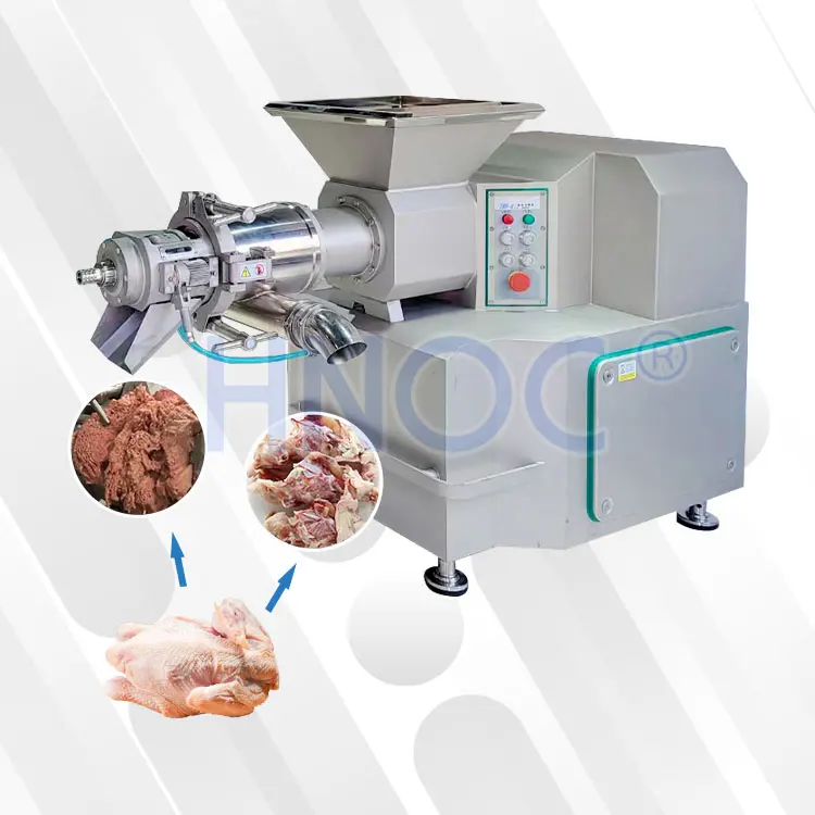 Máquina de hueso de carne de conejo Máquina separadora de hueso de pollo de alta capacidad para carne de pato