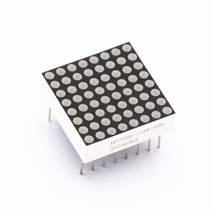 Houkem-7088-A/Ба 0,7 дюймов 8x8 Светодиодная точка 20x20 мм матричный светодиодный дисплей янтарного цвета - Product Image 2