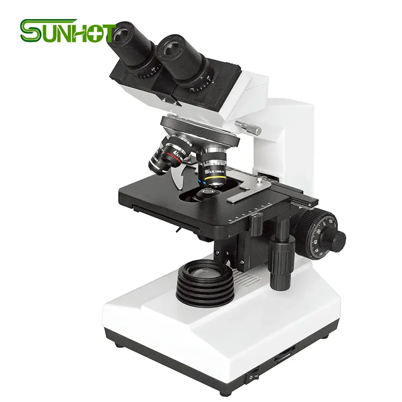 Microscopio Binocular biológico de XSZ-107BN de laboratorio, venta del fabricante