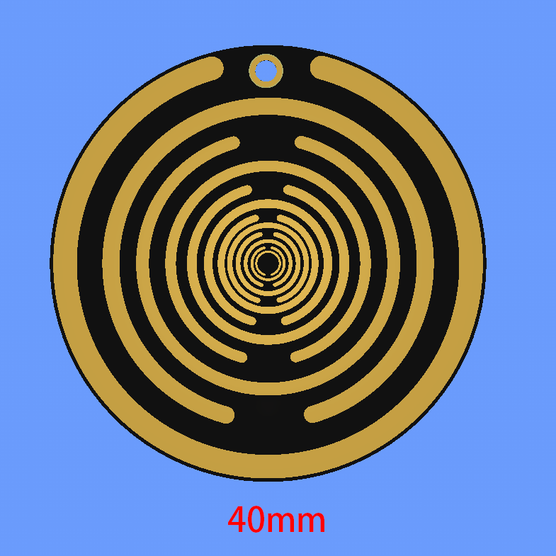40mm With Hole