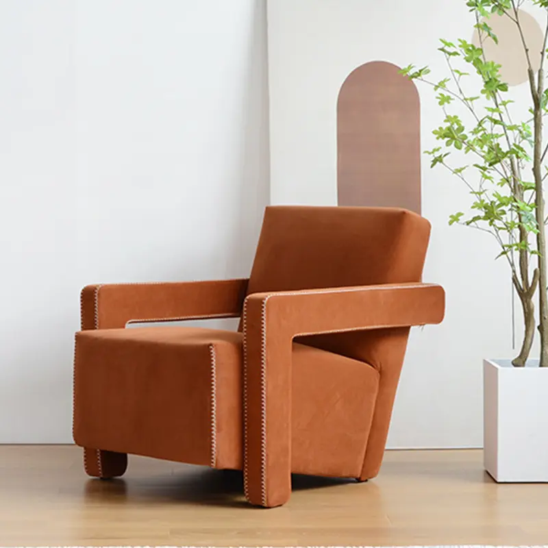 Sedia da divano singola per il tempo libero moderna italiana sedia da salotto nordica comoda per la casa