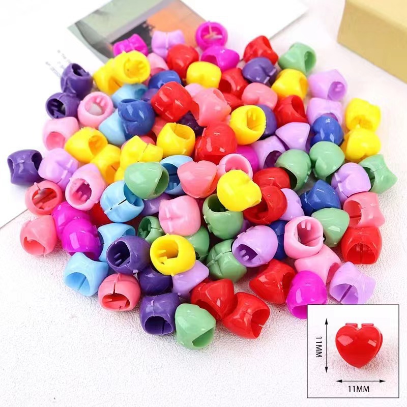 Mixed color love peas buckle