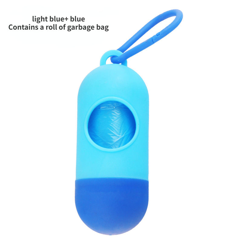 Light Blue plus Dark Blue Containing Garbage Bags