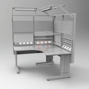 Lコーナー形状技術者電気技師作業台esd作業台研究用 - Product Image 2