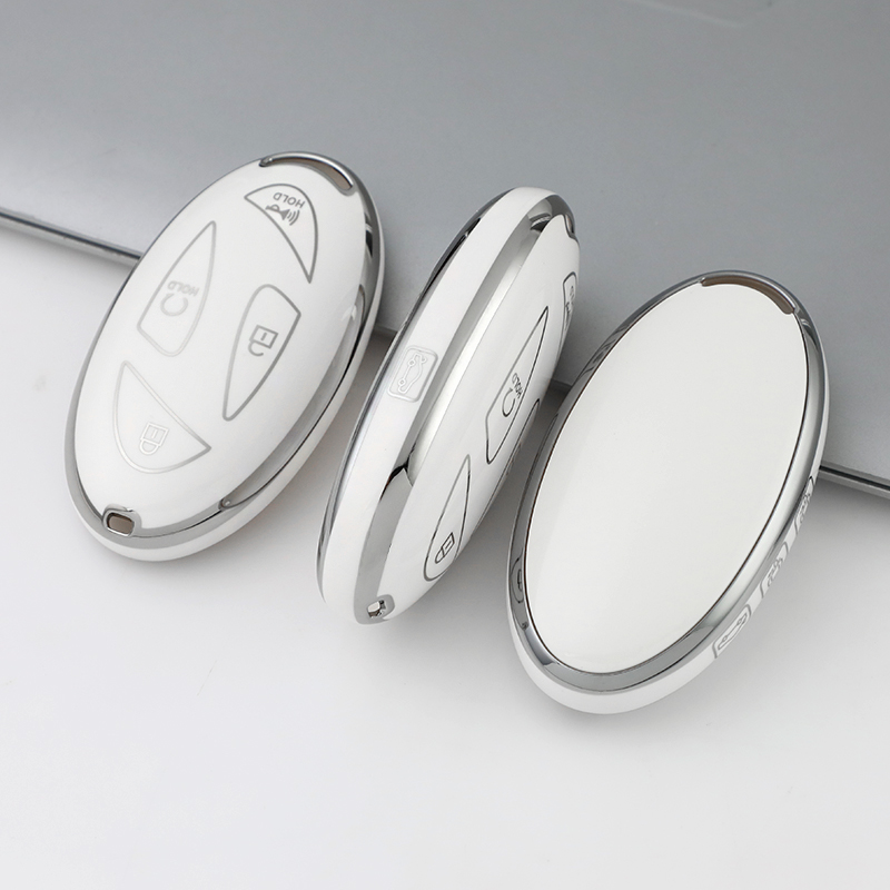 5 boutons blanc