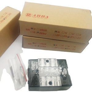 Bloques de guía lineal ABBA BRC25R0 Carril de guía lineal BRD25R0 BRC25LR BRD25LR Rodamientos para enrutadores CNC - Product Image 1