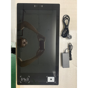 23.8 "24" inch LCD chiosco di pagamento Touchscreen pannello PC Win/Linux con la macchina fotografica binoculare/RFID/IC lettore di schede/QR Scanner / 6COM - Product Image 2
