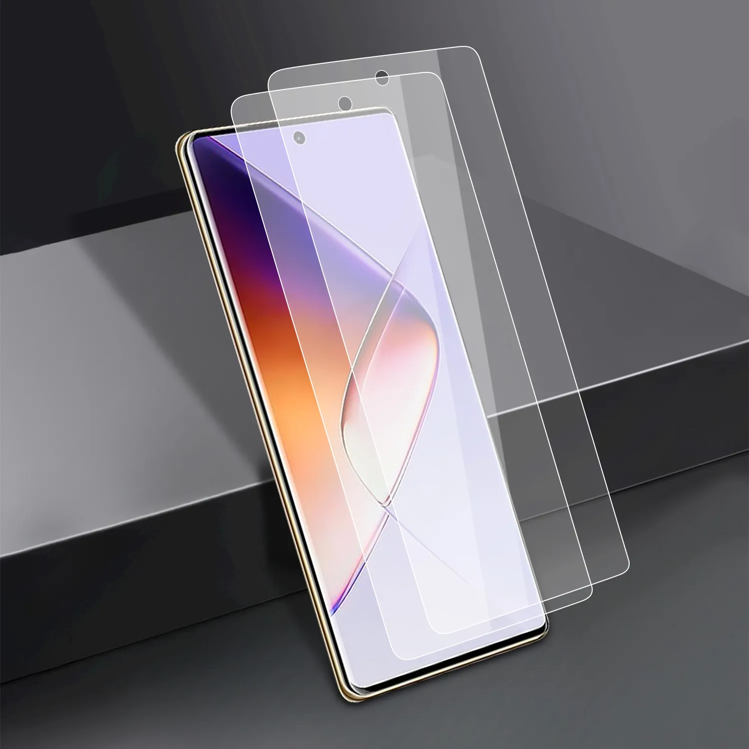 Film layar tempered glass ponsel tahan ledakan untuk TECNO pova6 pro camon 30 pro sampul pelindung layar penuh