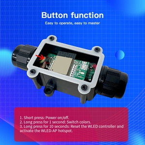 Gledopto GL-C-012WL IP65 водонепроницаемый ESP32 WLED WiFi цифровой светодиодный контроллер RGB/RGBW пиксельные светодиодные контроллеры 5 ~ 24 В пульт дистанционного управления - Product Image 5
