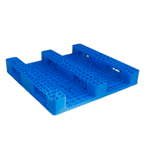 NEXARA新材料HDPE 1111堆叠甲板平面物流重型托盘，带三流道，用于货架系统 - Product Image 1