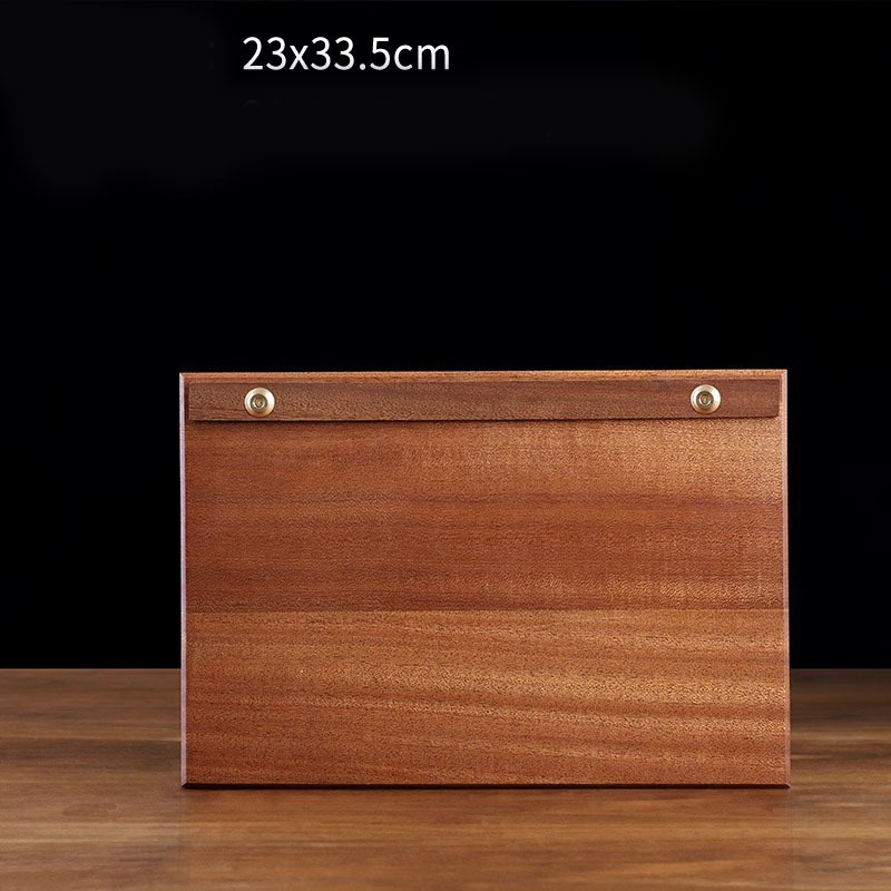 Sapele แนวนอนรุ่น a4 (ปุ่มเกลียว)