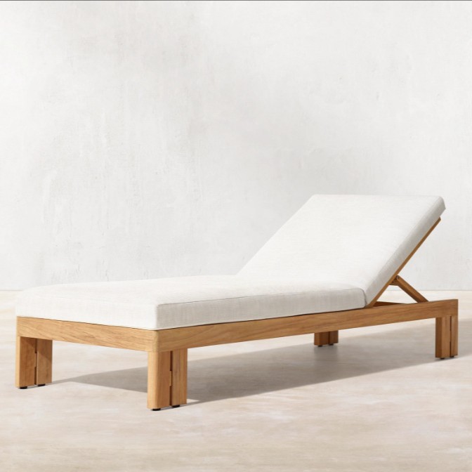 Lit simple (bâche de qualité teck)