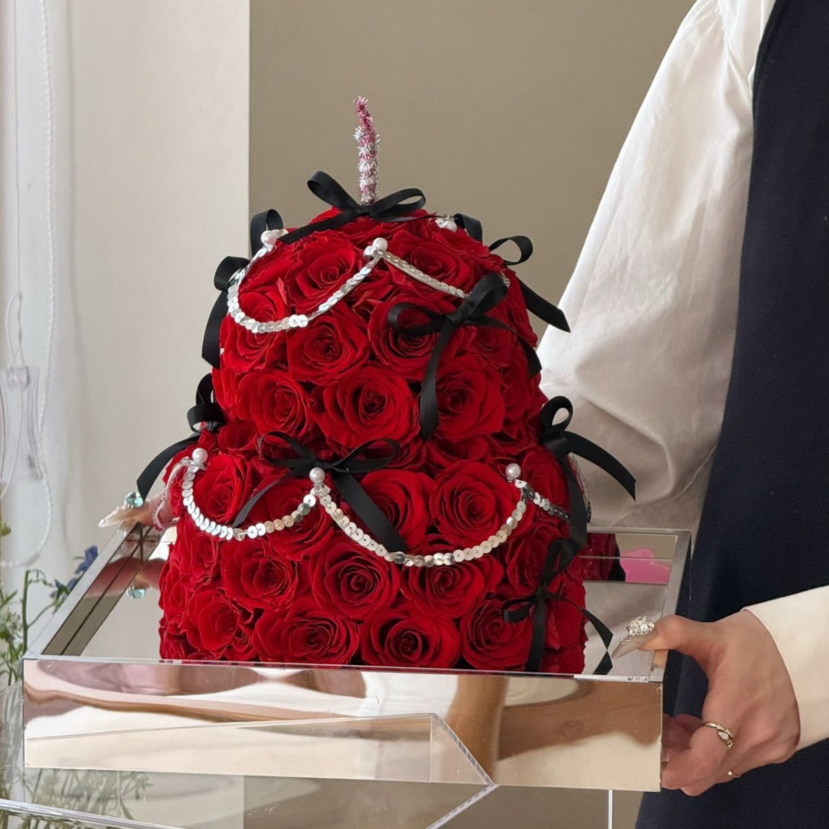 Rose rouge