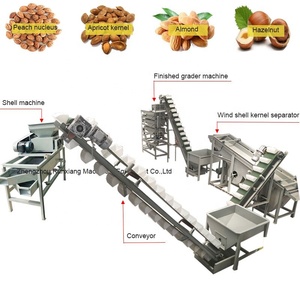 Triturador de nueces Conchas de pistacho Peeling Seed Shell Palma Kernel Trituradora de nueces Separador de cáscara Máquina trituradora de almendras - Product Image 6