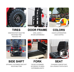 1,5-Tonnen-Palettenhubwagen, 2-Tonnen-Be-und Entladen, 1-Tonnen-Heben, 3m Container lager, Paletten stapeln, Elektro stapler - Product Image 4