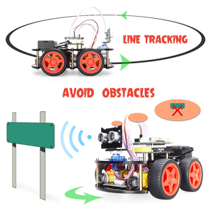 Fabrik Smart Robot Car V4.0 STEM DIY Roboter-Kit C/C-Programmierung Starter-Kit Robotik-Kit Bildung Open Source für ArduIDE - Product Image 4