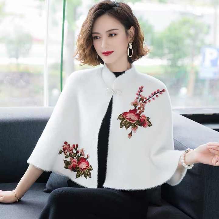 OEM New Arrival Luxury Floral Printing Jacquard Women Autumn Winter Pashmina Wraps Shawls