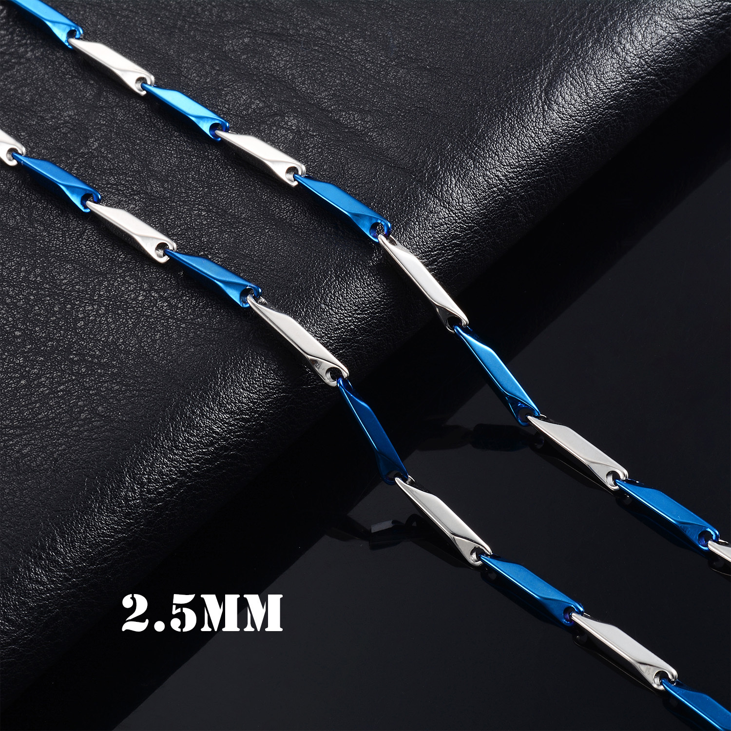 2,5 mm azul plateado