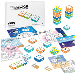 DIY Educational Learning Science Bausteine Stem Kit für Kinder Logic Thinking Training Elektronik und Programmier spielzeug