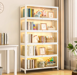 Handmade Acrylic trong suốt tủ trưng bày nâng cấp có thể khóa chống bụi hộp lưu trữ siêu thị Giá kim loại búp bê hiển thị - Product Image 2