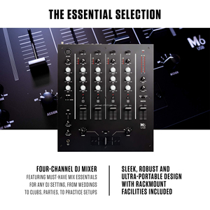 Clavax CLMC-M6USB 4-channel DJ Mixer With Built-in <strong>Audio</strong> <strong>Interface</strong> 3-Band EQ Mic <strong>Input</strong> and Replaceable Slope Control CrossoversI - Product Image 4