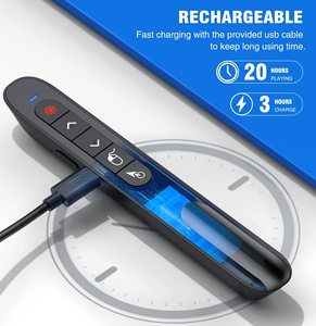 USB typc-c presentazione Clicker Air Mouse Control Wireless ricaricabile presentatore puntatore remoto PPT RF 2.4GZ Clicker PowerPoint - Product Image 4