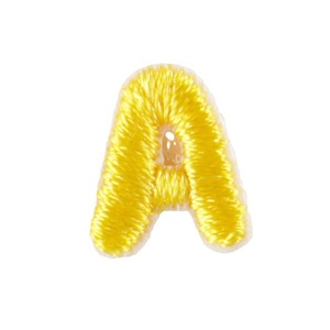 库存小尺寸彩色3d刺绣补片铁在数字字母补丁上 - Product Image 4