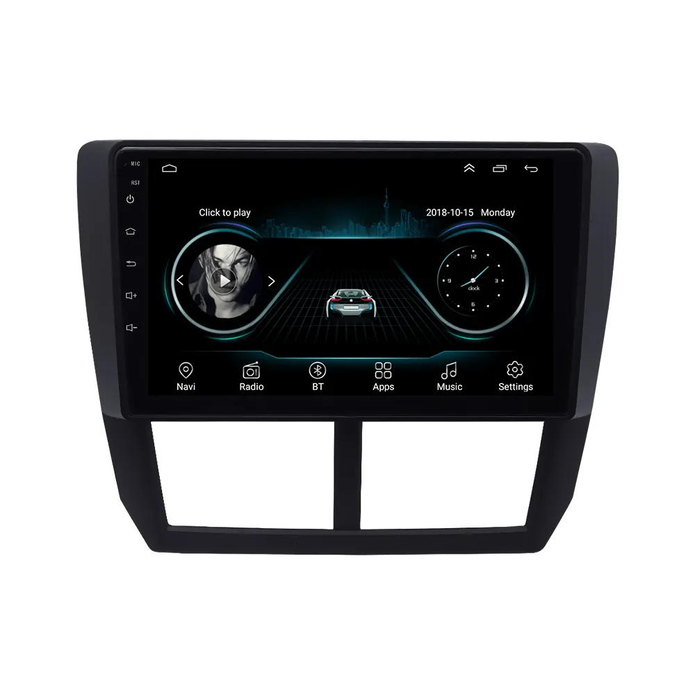 Pemutar Dvd Mobil Android untuk Subaru Forester 3 SH 2007-2013 Bingkai Fascia Navigasi Audio Mobil Stereo 2 Din Autoradio