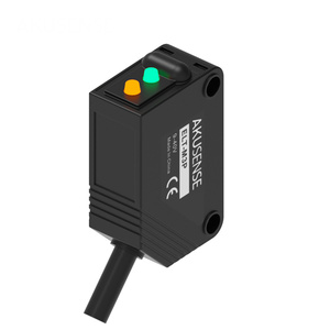 Sensor láser de reflexión difusiva con sensor fotoeléctrico de forma cuadrada plana profesional Sense - Product Image 1