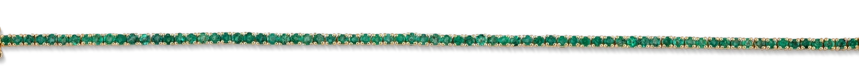 18k gold emerald cz