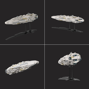 Goldmoc tamaño mediano hogar un tipo Star Cruiser ladrillos Wars comando crucero acorazado rompecabezas juegos de bloques de construcción - Product Image 6