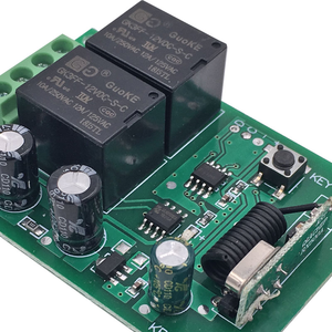 433Mhz DC 12V2CHユニバーサルワイヤレスリモートスイッチスイッチRFリレーレシーバースマートホームオートメーションモジュール - Product Image 4