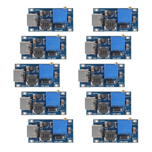Tipo-C MT3608 Convertidor de refuerzo de 2A Módulo ajustable Placa reguladora de voltaje Voltaje de entrada 2-24V a 5-28V Voltaje de salida - Product Image 5