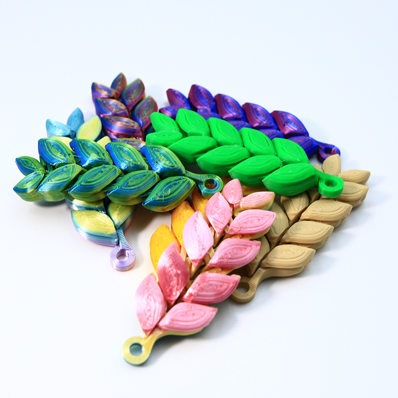 Pendentif épi de blé 6,6 cm - couleurs mélangées