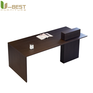 U-Best意大利简约实木电脑桌豪华现代书房设计小公寓高端办公定制 - Product Image 6