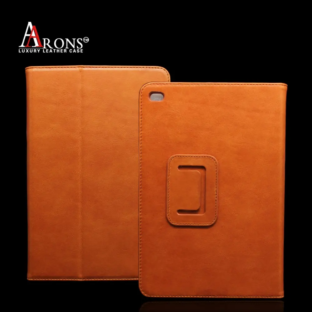 Luxury genuine leather tablet flip cover case for ipad mini4 for samsung for huawei and custom for all size high quality tablet