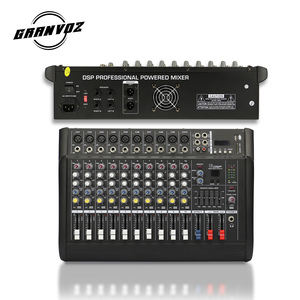 10-Channel Professional Mono Audio <strong>Mixer</strong>, Phenyx <strong>Pro</strong> Sound Board W/ 5-Band EQ, Build-in Effects ,BT Function, USB