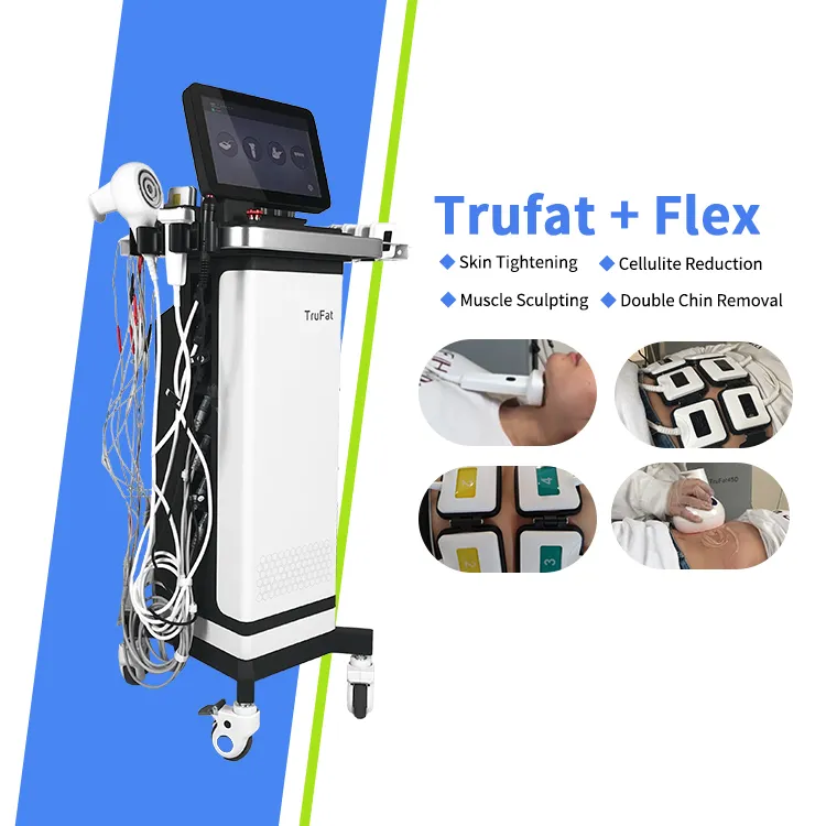 4 في 1 Trusculpt Id والمرن أحادي القطب Rf trudbody الجسم نحت الجسم التخسيس السيلوليت الحد من حرق الدهون آلة Trufat