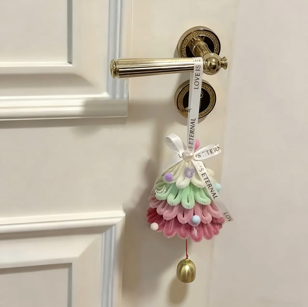 Christmas wind-sakura pink green-material pack