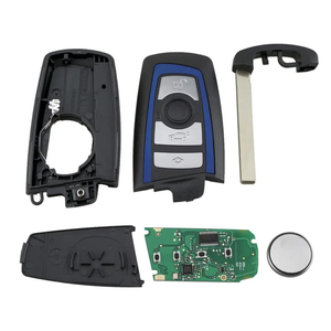 4 düğmeler anahtarsız araba Fob uzaktan anahtar için 2011-2017 BMW 1 2 3 4 5 6 7 serisi X3 X5 X6 3B 3B 45 433MHz CR02450 - Product Image 5