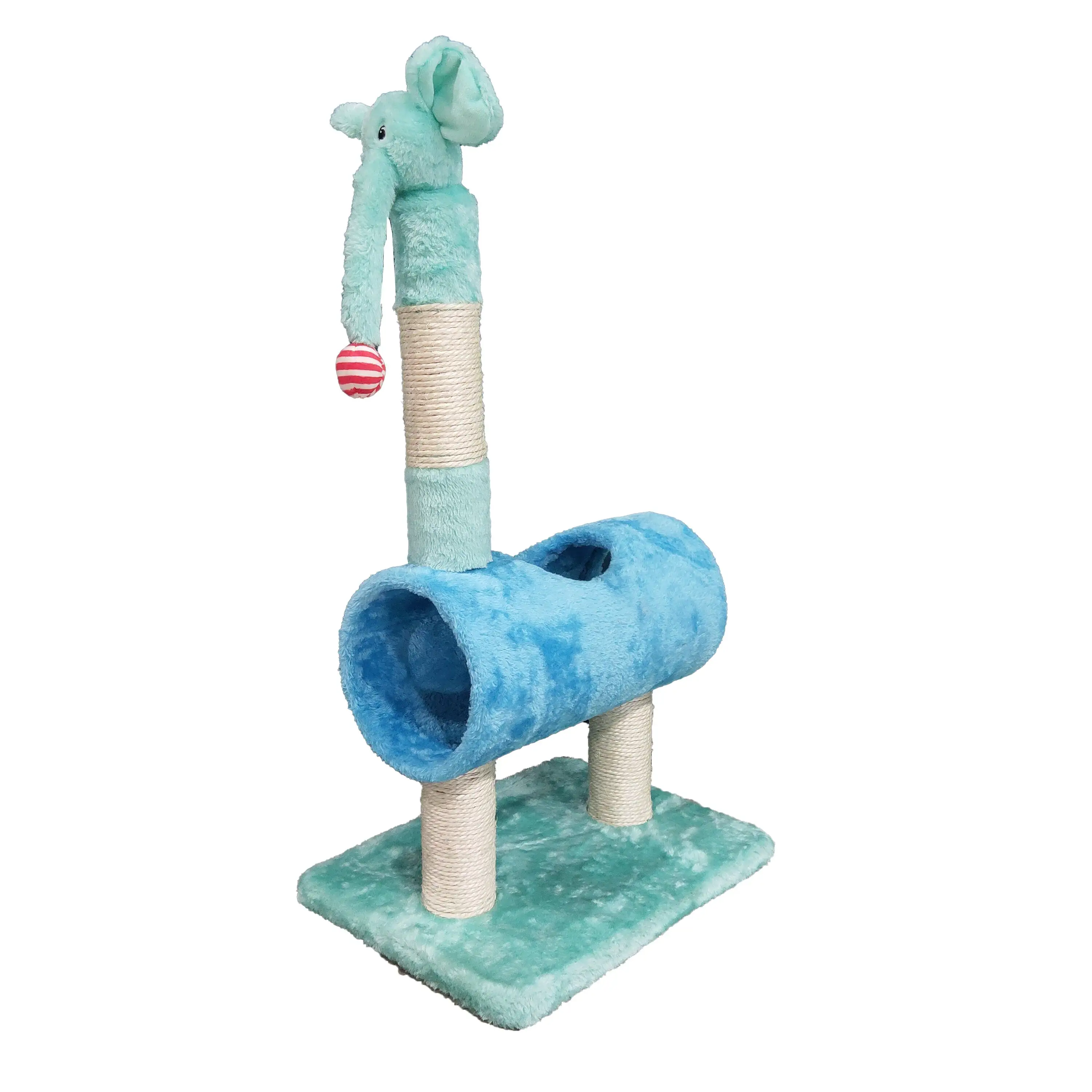 U-PETS स्वयं के डिजाइन के लिए हाथी आलीशान खिलौने बिल्ली पेड़ की लकड़ी