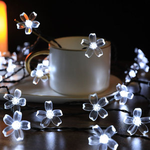 Benutzer definierte Größe 10 m100led 8 Multifunktions-LED-Weihnachts fee Lichterkette mit Kirsch blume - Product Image 3