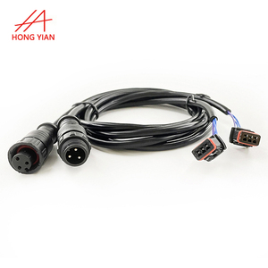 Özelleştirme fiş tipi JAE JAE tel konektörü 2 3 4 6 7 9P güç ve veri iletimi su geçirmez konnektör kablosu - Product Image 4