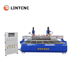 Máquina enrutadora de madera Cnc de 4*8 pies controlada por computadora Máquina enrutadora Cnc Cortadora Máquina enrutadora Cnc para madera acrílica y aluminio - Product Image 5