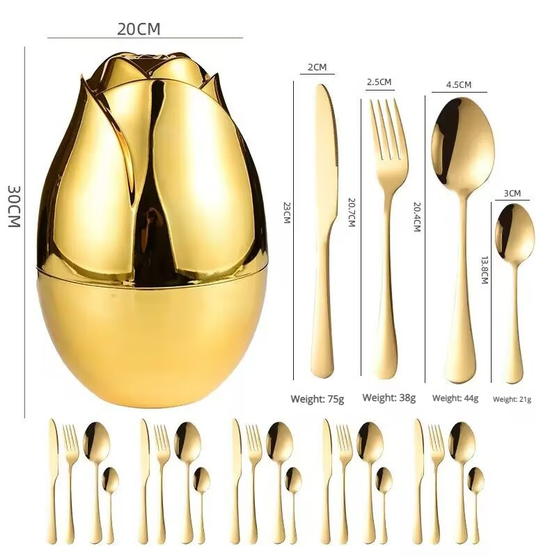 Oeuf rose doré + or 24 pièces/ensemble
