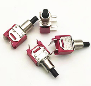 SPST4ピンモーメンタリータイププッシュボタンスイッチ1.5A250V 3A 125V